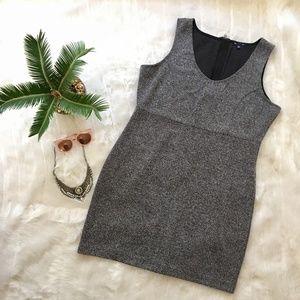 GAP gray tweed dress